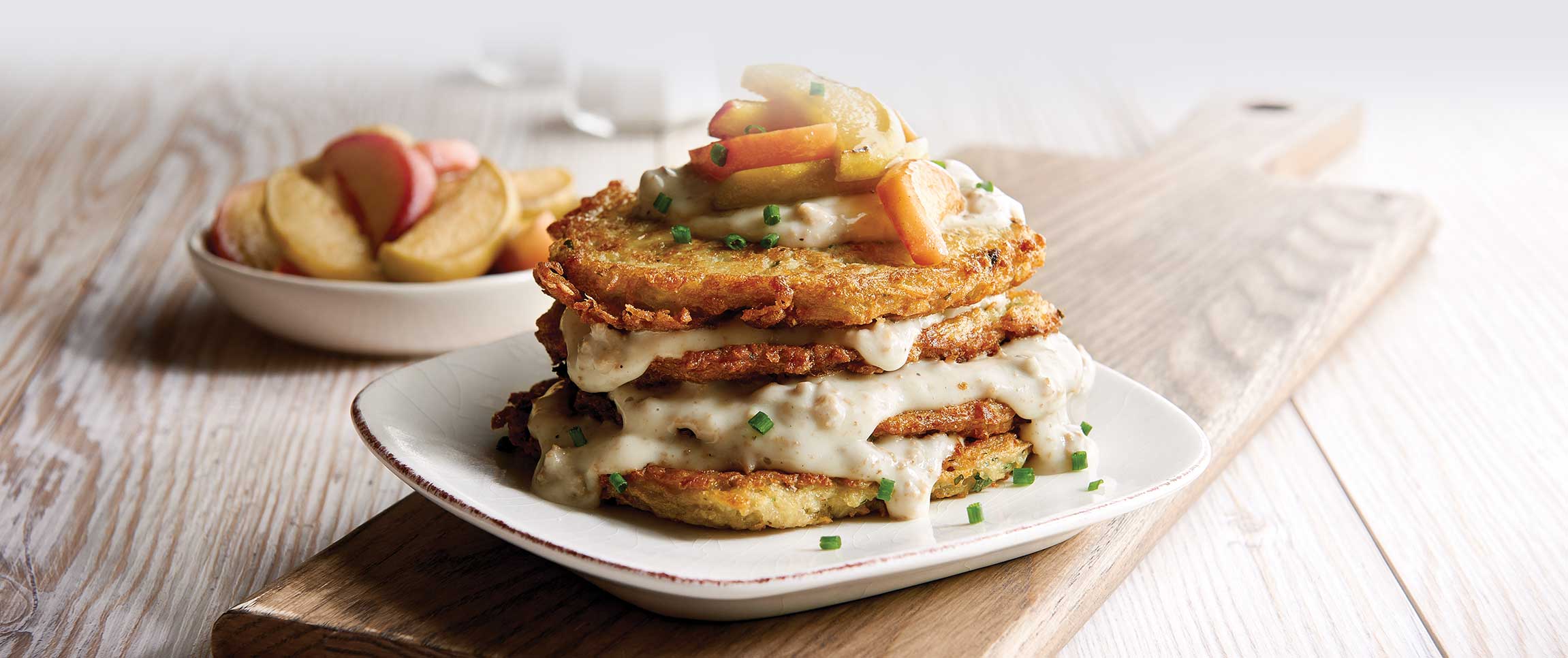 Potato Pancakes & Gravy