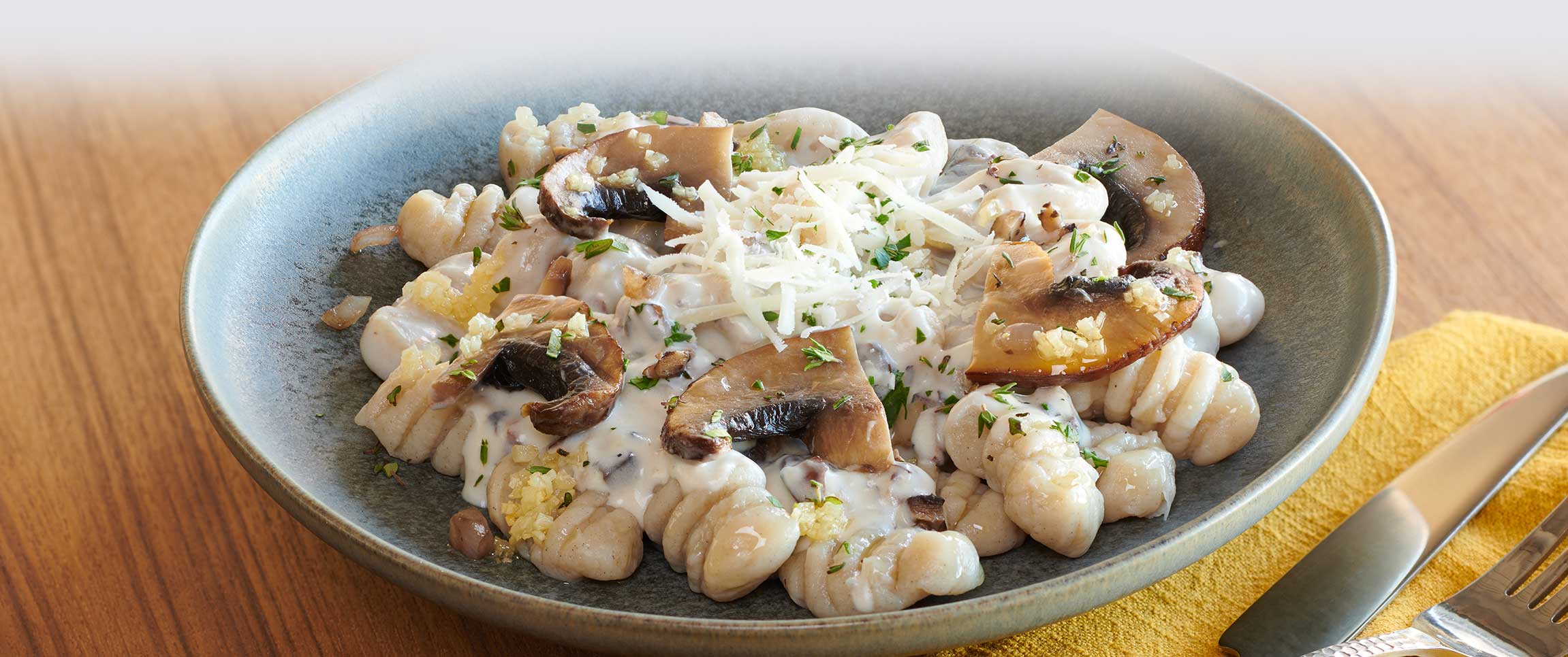 Portabella & Asiago Gnocchi