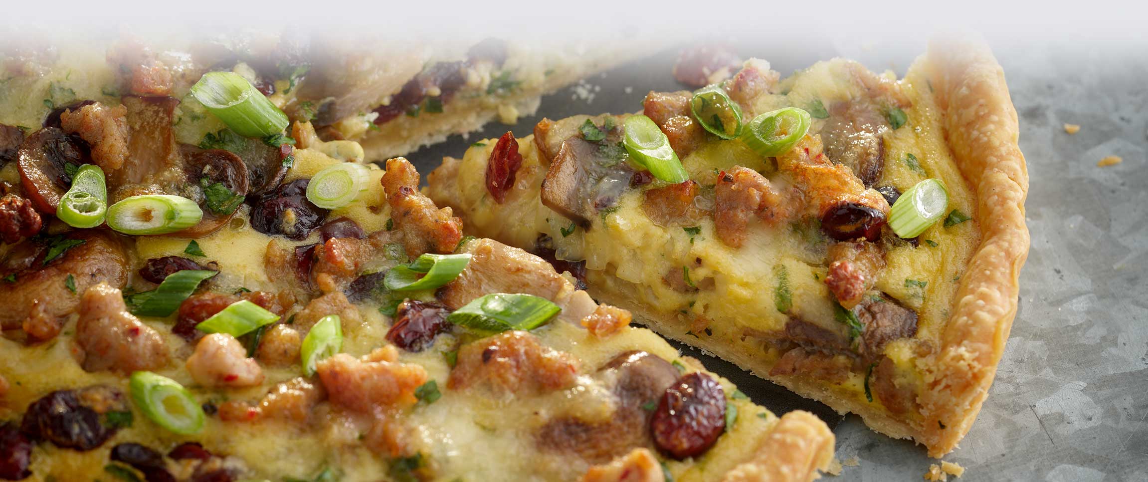 Sausage and Cranberry Tart