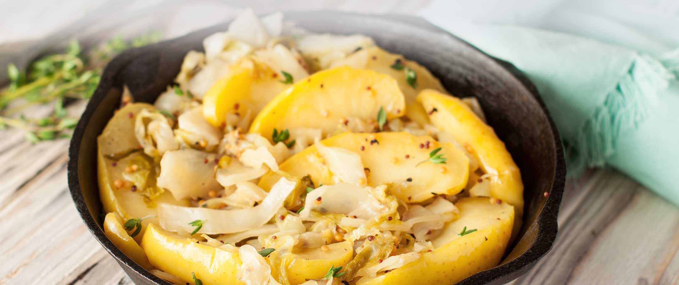 Sauteed Apple and Cabbage