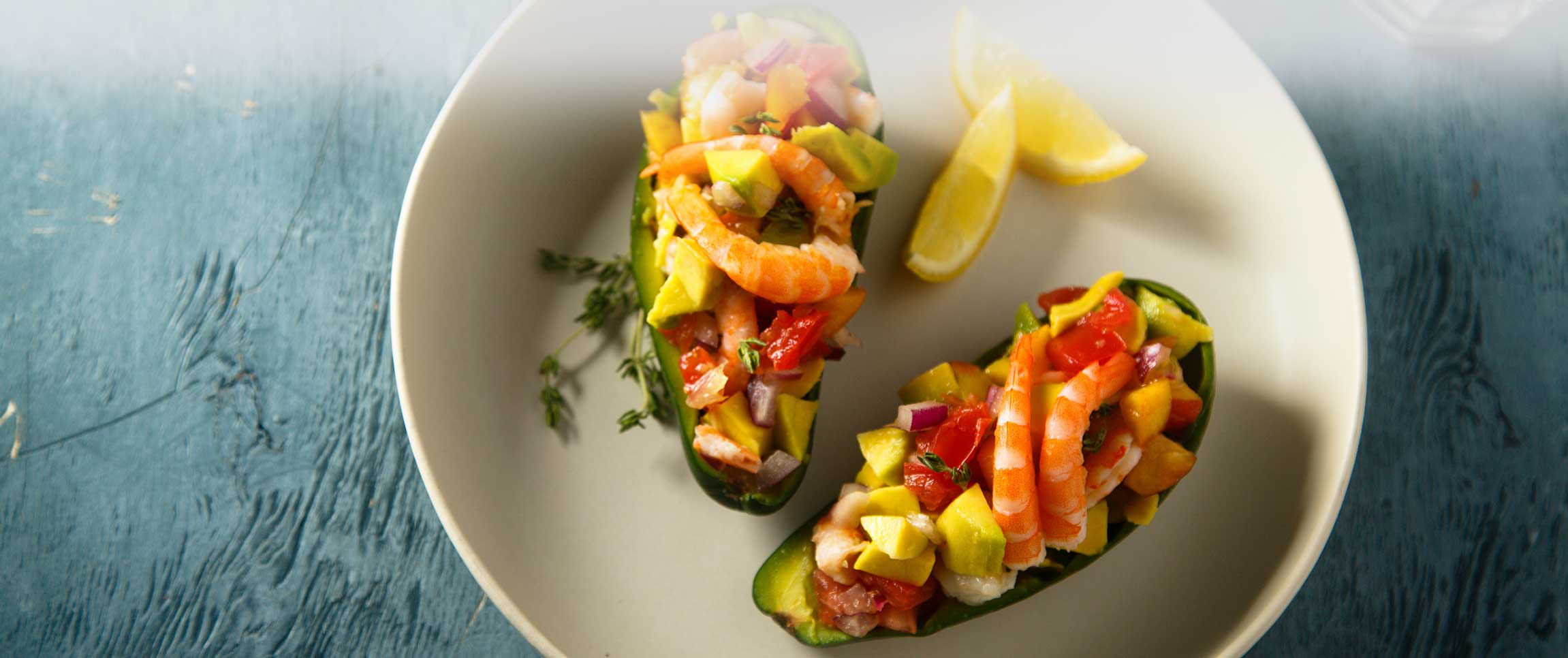 Shrimp and Avocado Salad with Garlic Aioli