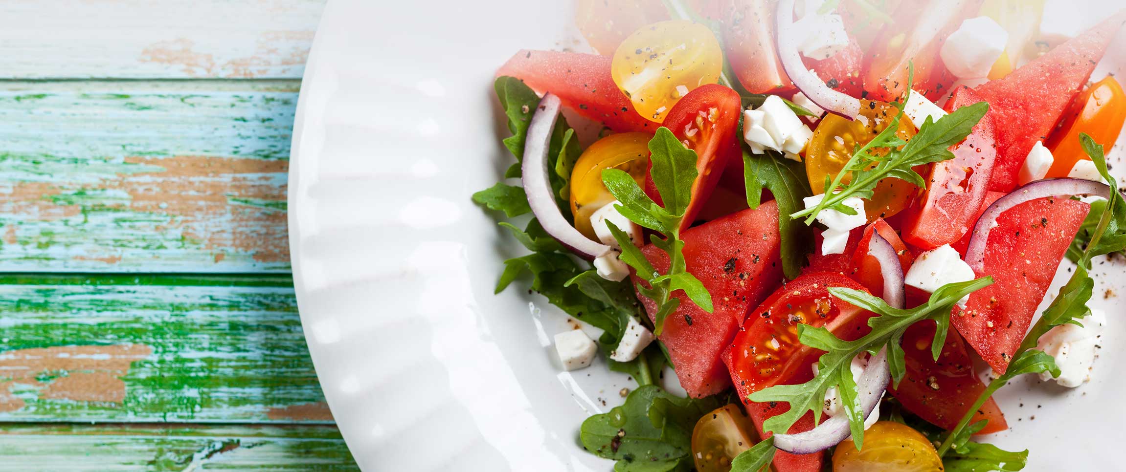 Grilled Watermelon and Tomato Salad with Balsamic Vinaigrette