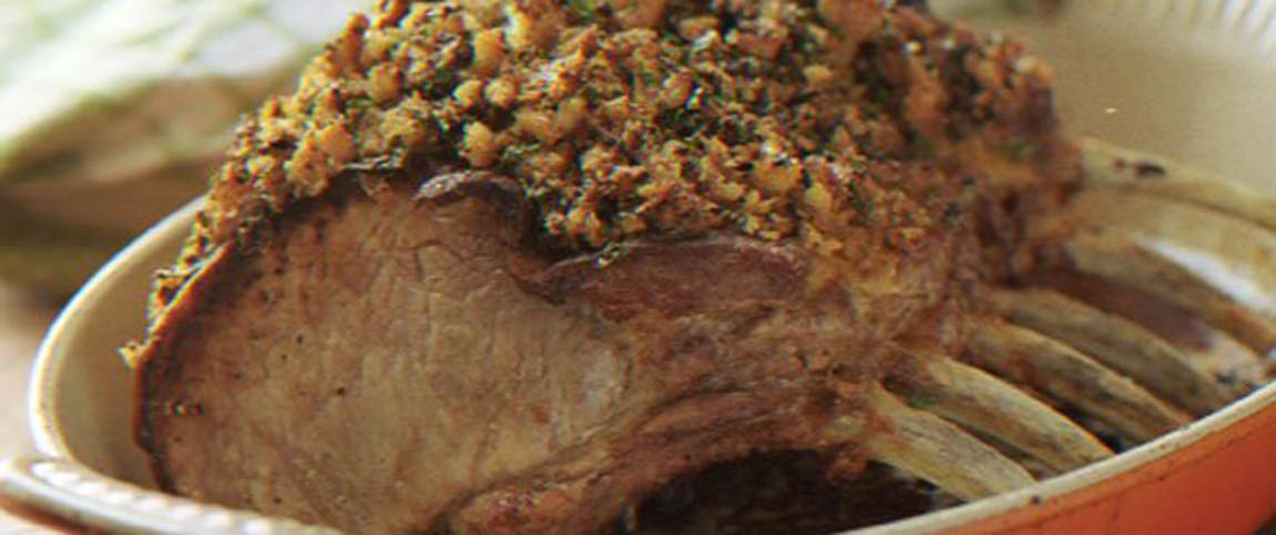 Dijon Herb Crusted Pork Rack