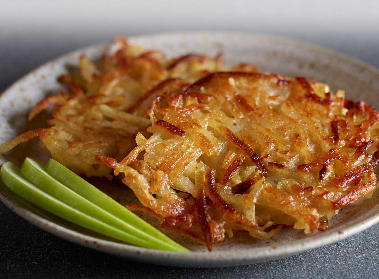 Apple and Potato Latkes