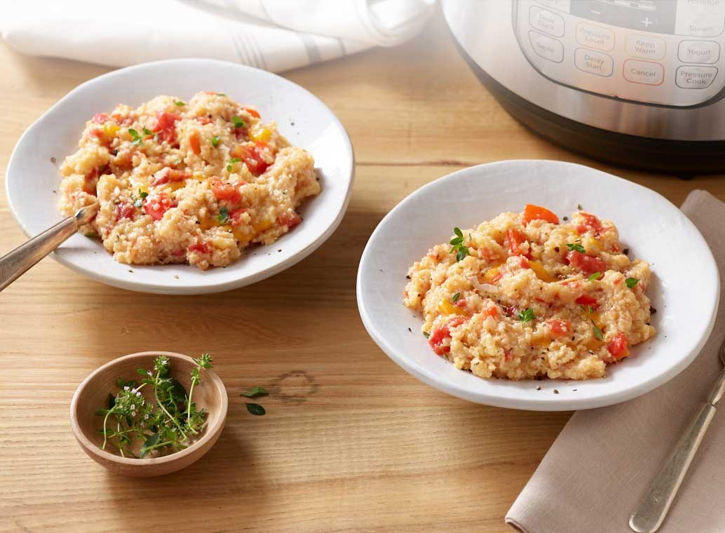 Cheese Grits with Tomato