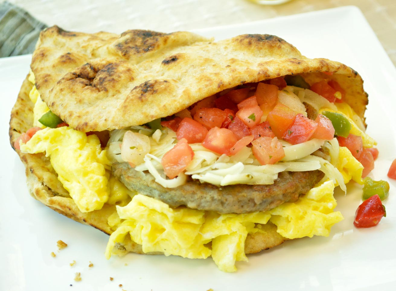 Southwest Breakfast Flatbread