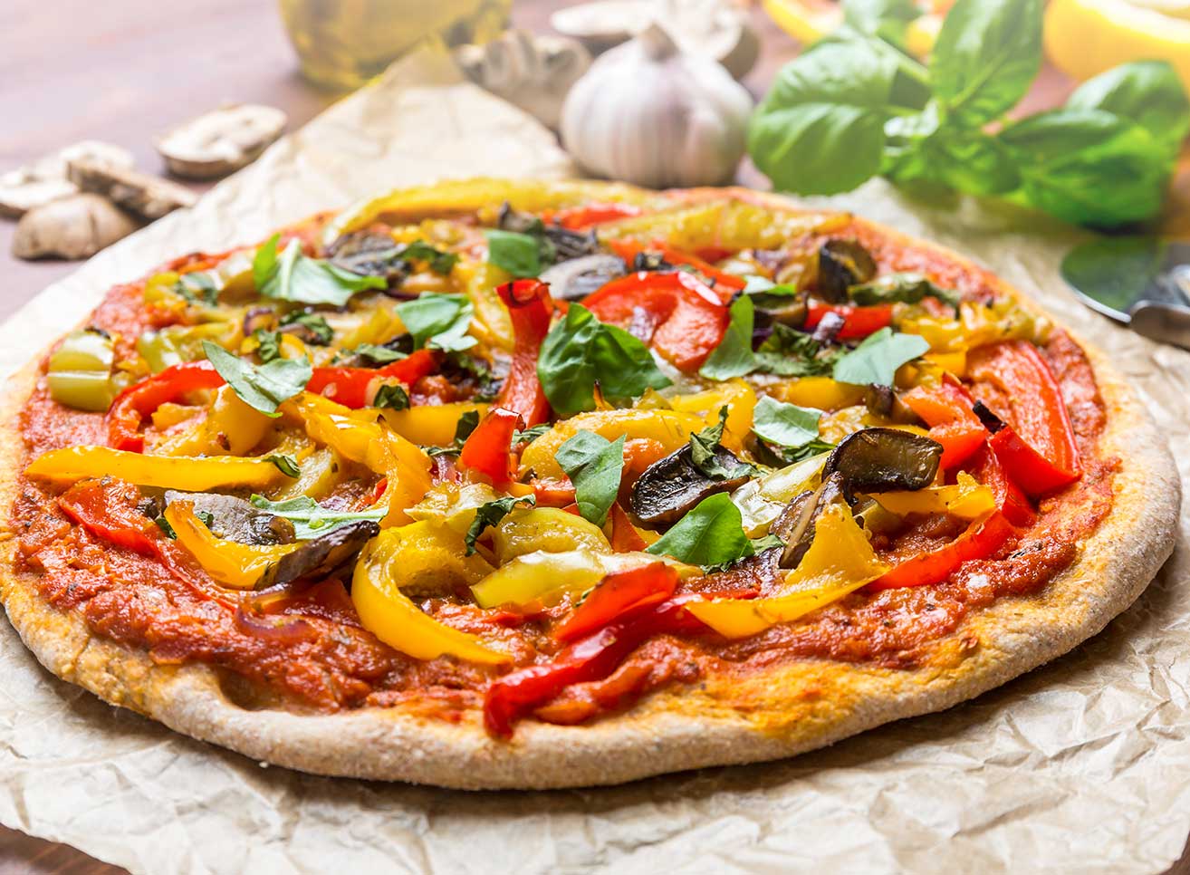 Garden Vegetable Pizza