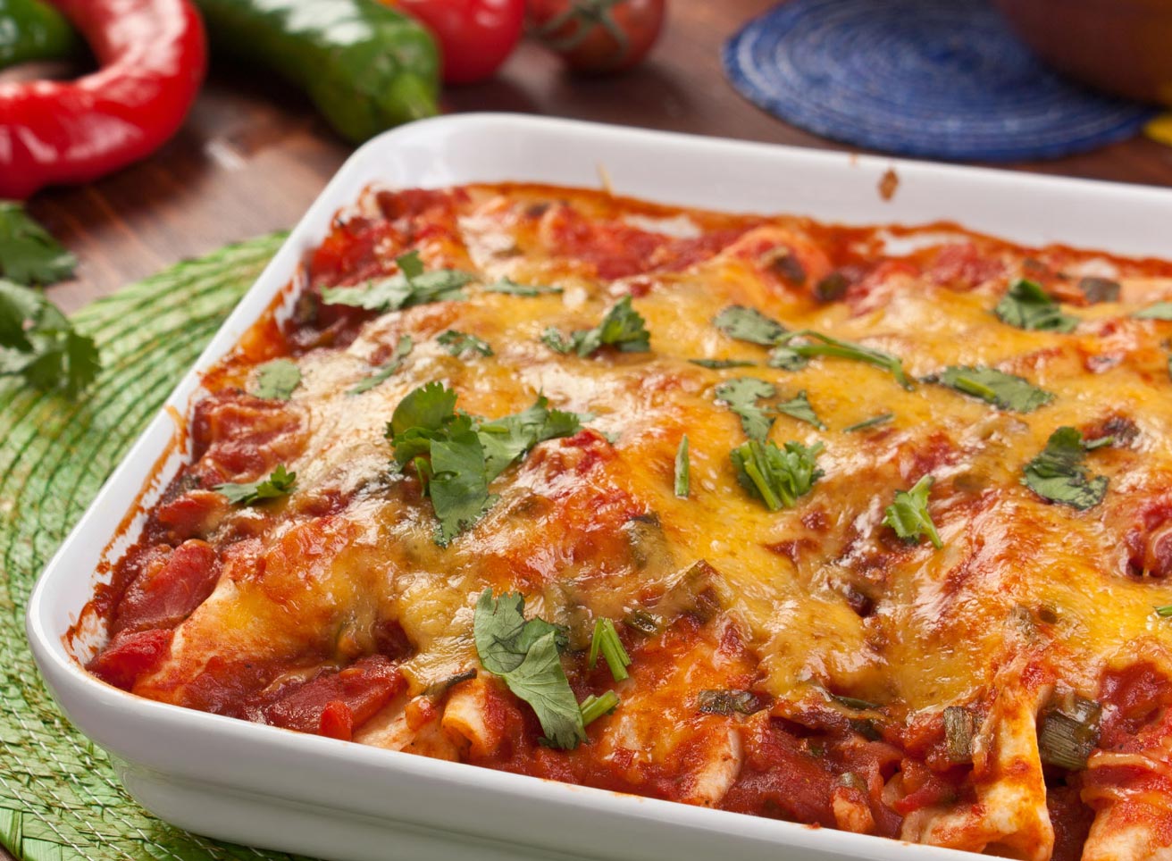 Turkey Pot Roast Enchiladas
